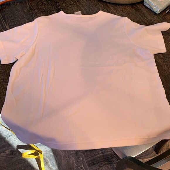 Quacker Factory Kiss My I’m Irish Crystal Embellished White  T-Shirt sz 1X NWOT - Picture 4 of 4